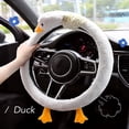 thumbnail image 6 of Cute Steering Wheel Cover Fluffy Duck Car Steering Wheel Cover, Car Accessories for Women, A, 6 of 9