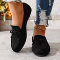 thumbnail image 2 of Mocassins Décontractés pour Femmes à Enfiler Chaussures Plates Détail Nœud Souples Conduite Confortables Légers, 2 of 8