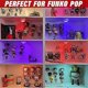 thumbnail image 3 of Acrylic Riser Clear Display Stand Cologne Organizer Acrylic Shelves 3 Tier Shelf for Amiibo Funko Figures Toys, 3 of 5