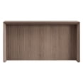 thumbnail image 5 of Evelyn&Zoe Modern/Contemporary 56" Wide Antiqued Gray Oak Console Table, 5 of 7