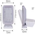thumbnail image 2 of Simulateur de Télévision Led Protection Antivol Sécurité Domestique Télé Factice Faux Télé Automatique Blanc, 2 of 4