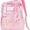 Pink, variant on Otanjou Clear Backpack, Heavy Duty TPU Transparent Backpack Stadium Events Approved, Clear Bookbag