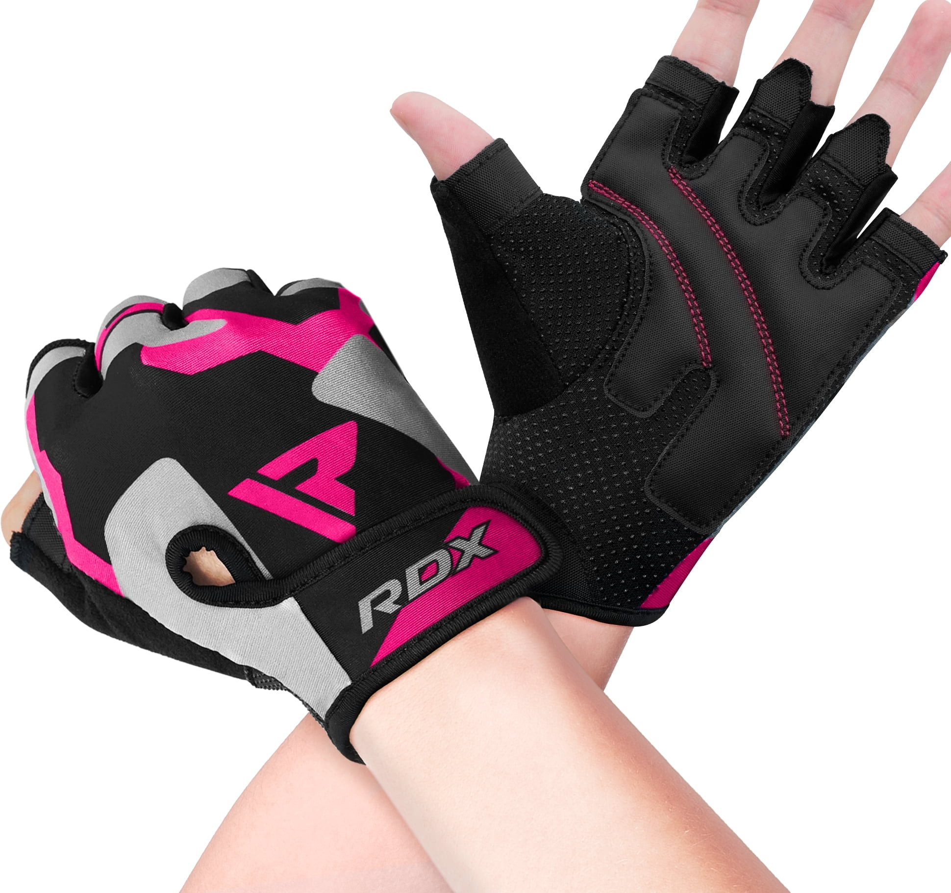 RDX Women Weight Lifting Gloves Fitness Sport Gym Straps Exercise Wrist Support 