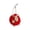 Red, variant on Christmas Cute Sheep Wool Hanging Ornament, Soft Fabric Small Pendant Accessory, Lovely Festive Decor for Xmas Tree Scene Layout Holiday Home Interior Decoration