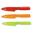 thumbnail image 2 of Dura Living Artistic Edge 3-Piece Non-Stick Paring Knives Set w/ Sheaths, Fruit, 2 of 6