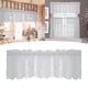 thumbnail image 3 of Cortina de cocina, decoración de nivel, Semi comedor, barra de bolsillo, cortinas, cortinas de ventana, cortinas para comedor, cuarto de , dormit Blanco BLESIY cortinas opacas, 3 of 8