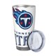thumbnail image 2 of Taza térmica duradera de acero inoxidable 304 con tapa y pajita con temática del equipo de fútbol de los Titanes Taza térmica de acero inoxidable de 20 oz Taza para automóvil Adecuada para bebidas, 2 of 8