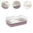 thumbnail image 6 of FITYLE Turtle Tank Reptile Habitat Multifunction Areas Bottom Drainage Tortoises Case Breeding Box Hermit Tortoise Enclosure Starter Violet, 6 of 9