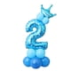thumbnail image 1 of GOOHOCHY Globo de aluminio de 32 pulgadas con número 2, ideal para decorar fiestas de cumpleaños infantiles (azul)., 1 of 8