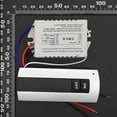 thumbnail image 4 of 3X Interruptor de Control Remoto Inalámbrico de 1 Vía ON/OFF 220V Interruptor de Control Remoto Digital para Lámpara Y Luz HT035, 4 of 5