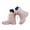 Light Pink, variant on Mepaouo Womens Winter Boots Lace up Waterproof Warm Hiking Mid Calf Walking Ankle Booties(Beige,7.5)