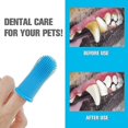 thumbnail image 2 of 4 Pcs Dog Finger Toothbrush Cat Tooth Brush With Full Surround Bristles Finger Brush Toothbrush, 2 of 3
