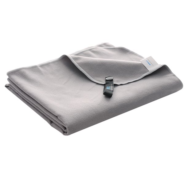 Toalla de baño (70*140 cm), de gran tamaño, suave, súper absorbente y de secado rápido para deportes, fitness, yoga, gris