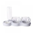 thumbnail image 1 of Vente de Liquidation Bol Double pour Chat Fontaine d'Alimentation Automatique Blanc, 1 of 5