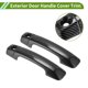 thumbnail image 4 of Cubierta de manija de puerta exterior Unique Bargains Trim delantero izquierdo y derecho para Toyota FJ Cruiser 2007-2022 fibra de carbono negra 1 juego, 4 of 7