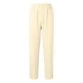 thumbnail image 2 of Bovxnpu Women's Nursing Work Pants Straight Pants Womens With Pockets Stretchy Pull On Casual Trousers Soft Comfy, 2 of 8