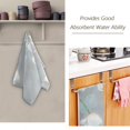 thumbnail image 5 of 2-Piece Polyester cotton Towel Set Absorbent Blooming White Flowers Hand Towel Bath Towel Soft and Comfortable Machine Wash 28.3x14.4, 5 of 7