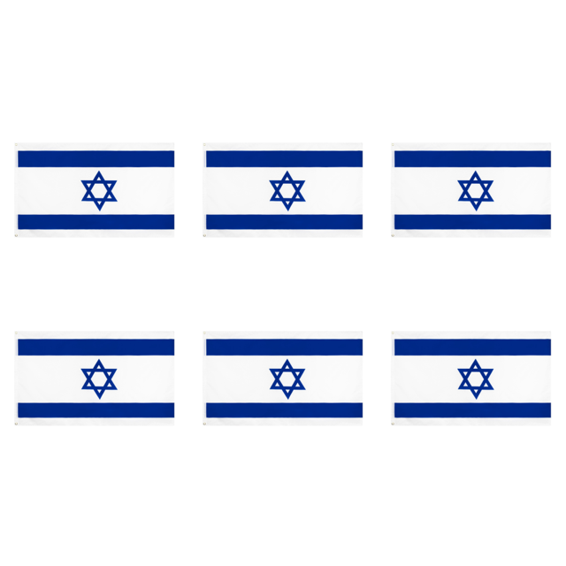Israel para Interiores Y Exteriores 3x5 Pies Fiestas Desfiles Festivales