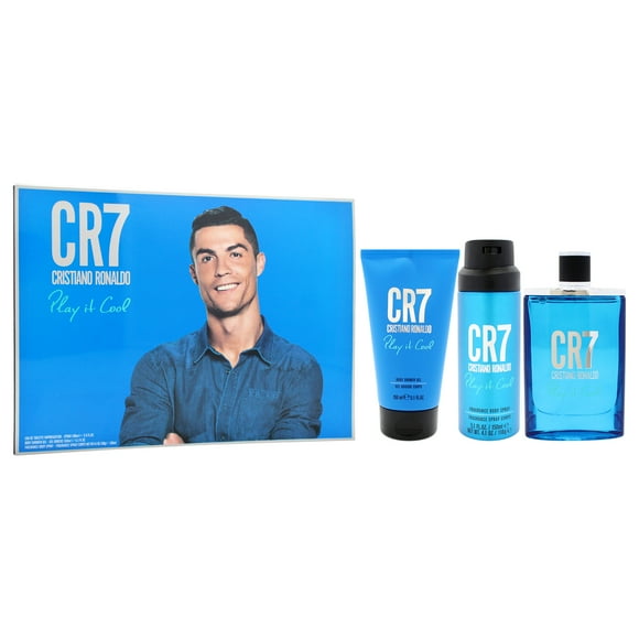 Set de regalo Play It Cool Cristiano Ronaldo para hombres 3 piezas 3.4oz EDT Spray 5.1oz Gel de Ducha 4.1oz Body Spray