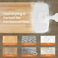 thumbnail image 2 of Steam Mop for Hardwood Floors and Tile, Electric Mops Floor Cleaner Machine, White&Grey, 2 of 8