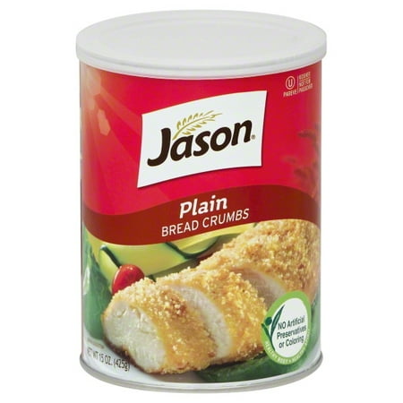 (2 Pack) Jason Bread Crumbs, Plain, 15 Oz