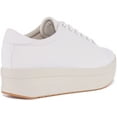 thumbnail image 3 of Vagabond Casey Women's Lace Up Textile Platform Trainers In White Size 8, 3 of 6