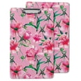 thumbnail image 1 of Inkdotpot Presse-Clip Décoratif Format Lettre avec Pince à Profil Bas, Trou de Clé Rétractable pour Suspendre du Carton pour Bureau et École avec Marqueur et Effaceur Gratuits, Floral-9x15 Pouces, 1 of 7