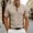 Khaki, variant on Corduroy Polo Shirts for Men Summer Casual Fashion Short Sleeve Stand Collar Patchwork Work Tshirts Golf Shirt