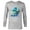 Athletic Heather, variant on Avatar: The Way of Water Underwater Ilu Trio - Long Sleeve T-Shirt for Men - Customized-White