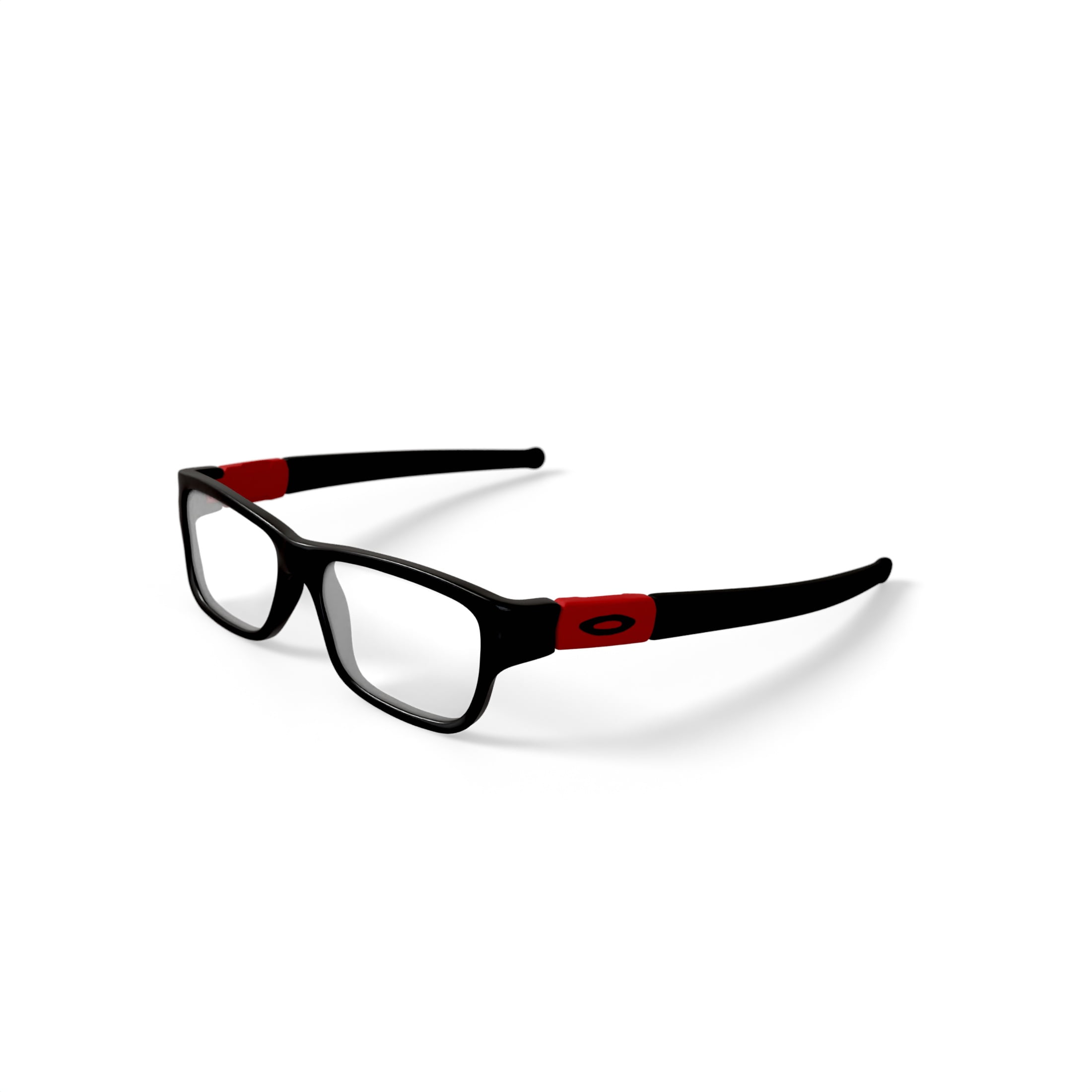 Oakley Youth Marshal XS Optical Glasses, Rectangular Eyeglasses with Demo Lenses, Size 47, Polished Black