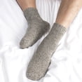 thumbnail image 6 of Men's Super Warm Heavy Thick Crew Thermal Merino Wool Winter Socks, 3Pairs,Assorted Colors, 6 of 6