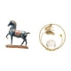 thumbnail image 5 of Figura de caballo, escultura de animal, estatua de bola de cristal coleccionable, adorno de resina de hierro con detalles artísticos, adecuada para re, 5 of 8