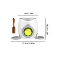 thumbnail image 3 of Dog Ball Thrower Launcher, Automatic Ball Launcher for Dogs, Automatic Feeder for Interactive Dog Training, Food Reward Machine for Small and Medium Dogs, 3 of 8
