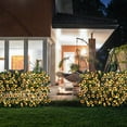 thumbnail image 1 of 39FT Solar Fairy Lights Expandable Faux Privacy Fence Artificial Sunflower Fence Screen with Solar String Lights Waterproof Ivy Hedge Fencing Panel Decor for Garden Patio Backyard Balcony, 1 of 10