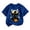 AB393 Blue, variant on Bainana Boys Short Sleeve T Shirts Graphic Print Cute Tops Big Kids Halloween Tees
