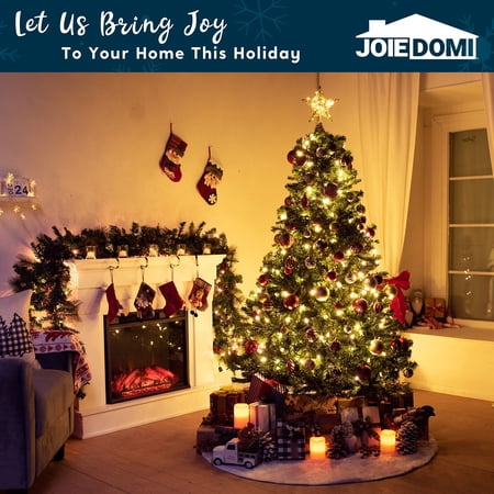 Joiedomi Gold Glitter Star Tree Topper