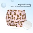 thumbnail image 2 of Rocae Leopard Print for Girls' Cotton Boxer Briefs, Soft Mid-rise Panties-Large, 2 of 5