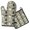 Cute Bulldog Dog, variant on Corgi Dog and Footprints Kitchen Oven Mitt and Pot Holder Sets 2 Pcs for Baking, Cooking and Grilling, Heat Resistant Up To 392 °F