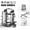 M7 Smith Machine - Black/Weight Bench - Black, variant on Mikolo Smith Machine, All-in-One Power Rack Cage with Vertical Leg Press, 2000LBS Power Cage Squat Rack with Smith Bar, Dual Pulley Cable Crossover System for Home gym