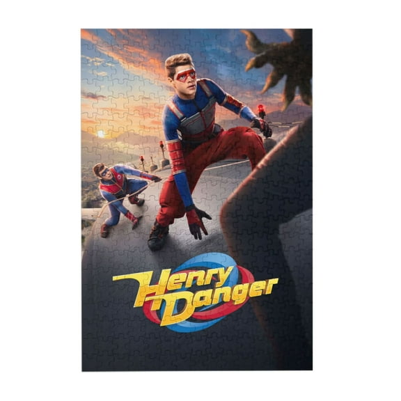 300PCS Henry Danger Jigsaw Puzzles Cartoon Anime Picture Puzzle Birthday Present Game For Teen And Adults