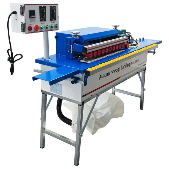 Micro Automatic Edge Banding Machine Curve Straight Woodworking Edge Bander Automatic Tape Breaking