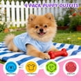thumbnail image 3 of 4 Pack Cute Pink Girl Boy Dog Shirts, Soft Breathable Small Dog Clothes for Chihuahua, Teacup & Female Male Puppies, 3 of 7