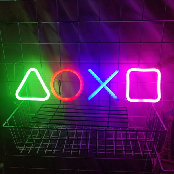 Neon Signs LED Gaming Lights Wall Decor Acrylic Board Led Light Signs for Game Room Bar Club Decoration -