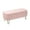 Pink, variant on HSUNNS 40″ Upholstered Storage Ottoman Bench for Bedroom End of Bed, Bedroom Bench with Metal Legs and Padded Seat, Modern Entryway Bench for Bedroom, Living Room, Ivory