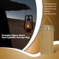 thumbnail image 4 of Eigraketly Bolsa de almacenamiento de cilindro de combustible, bolsa lavable con cremallera, para viajar, cocinar, Picnic, barbacoa, funda protectora, Ropa Deportiva, Zapatos Marrón Largo Eigraketly OD022387-03, 4 of 6