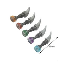Golden Weapon for Phantom Ninja Figure Building Block Golden Weapons Shuriken Kunai Action Figures Bricks Toys