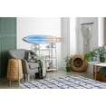 thumbnail image 5 of 4' x 6' Simply Daisy Anchor Pattern Beach Style Chenille Area Rug, Nautical Navy, 5 of 5