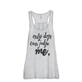 thumbnail image 1 of Thread Tank Only Dogs Can Judge Me Women's Fashion Sleeveless Flowy Racerback Tank Top Sport Grey X-Large, 1 of 5