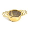 thumbnail image 1 of Tea Strainers with Drip Bowl Stainless Steel Tea Infuser Set Tea Filter with Double Wing Handles, 1 of 4