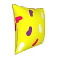 thumbnail image 2 of ZNDUO Throw Pillow, 16"x16" Bed Pillow and Couch Pillows - Indoor Decorative Pillows，Candy Yellow Print Throw Pillow, 2 of 8